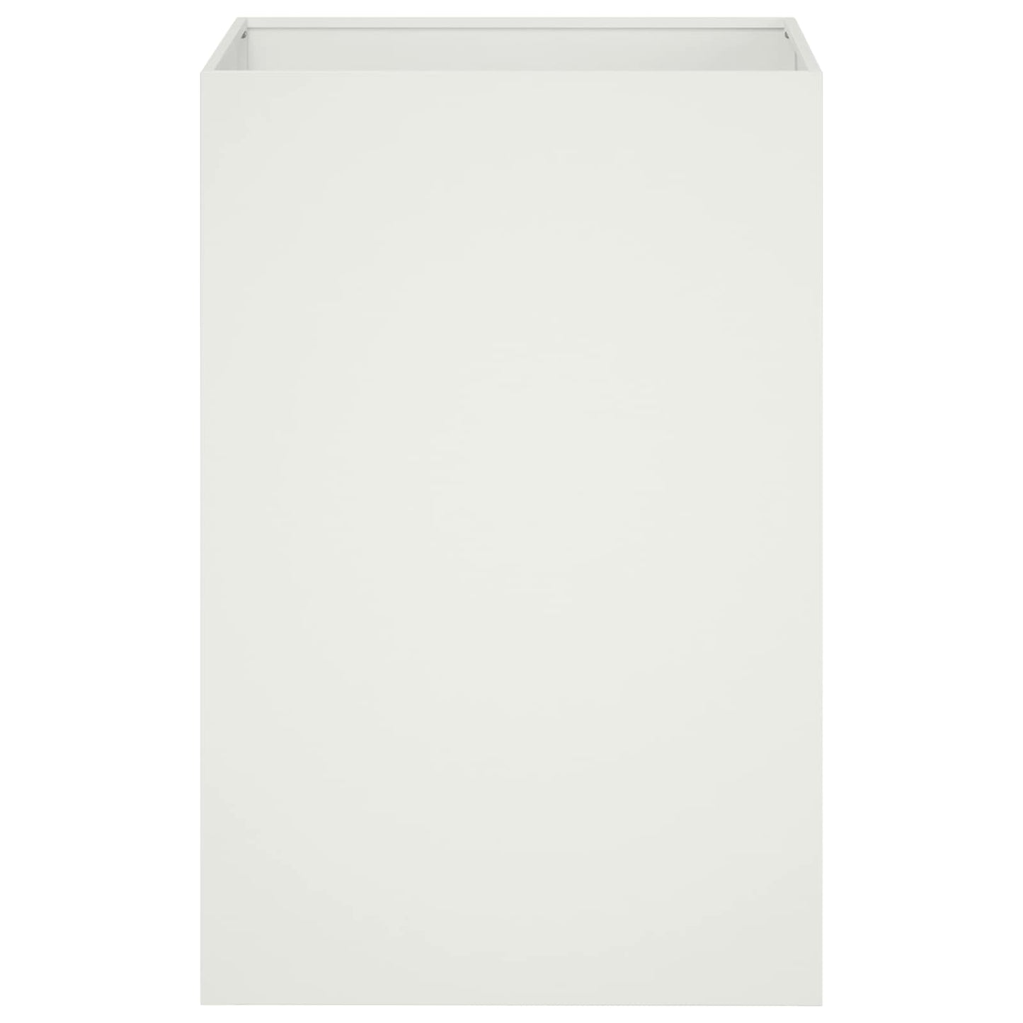 Sodo vazonas Balta 40 x 40 x 75 cm Šaltai valcuotas plienas