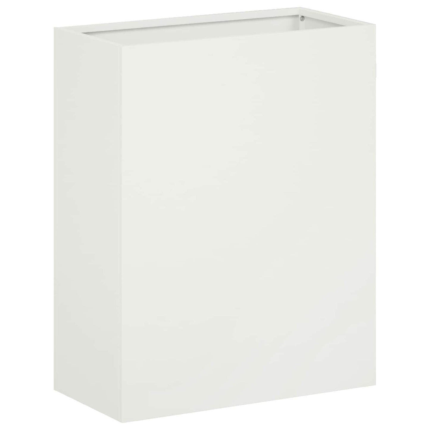 Sodo vazonas Balta 40 x 20 x 40 cm Šaltai valcuotas plienas
