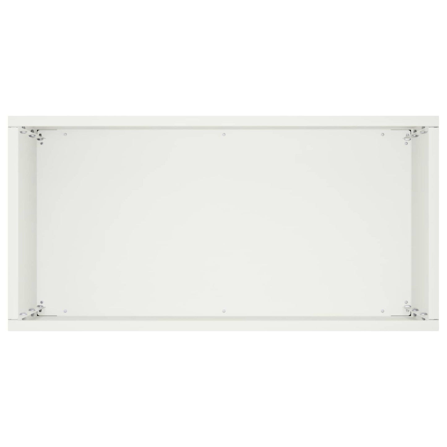 Sodo vazonas Balta 40 x 20 x 40 cm Šaltai valcuotas plienas