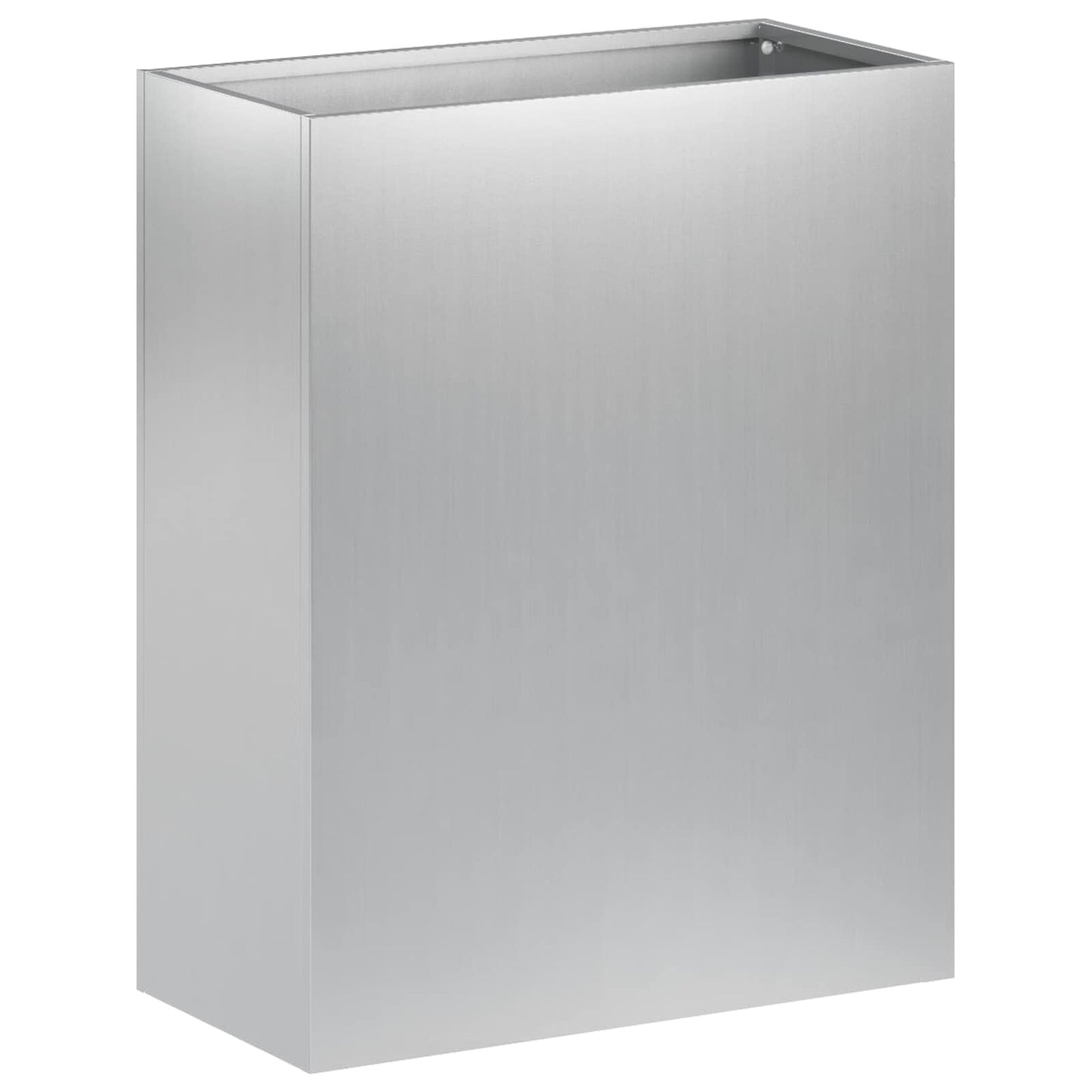 Sodo vazonas Sidabrinė 40 x 20 x 40 cm Galvanizuotas plienas