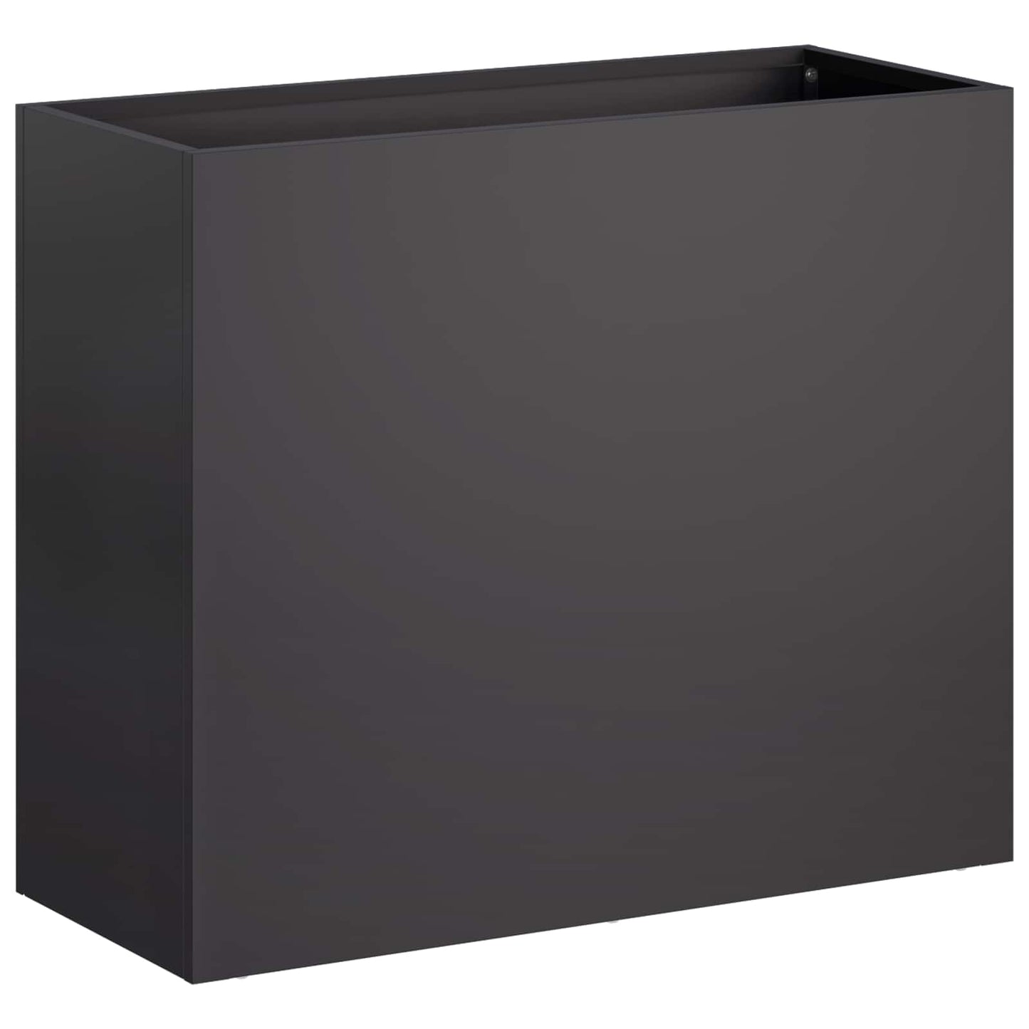 Sodo vazonas Juoda 50 x 20 x 40 cm Šaltai valcuotas plienas