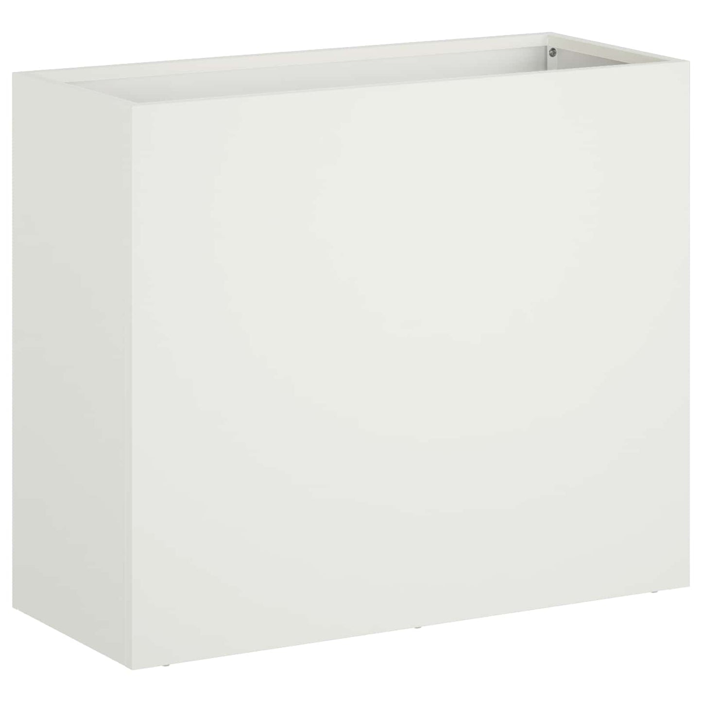 Sodo vazonas Balta 50 x 20 x 40 cm Šaltai valcuotas plienas
