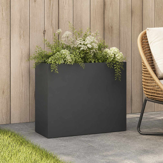 Sodo vazonas Antracito 50 x 20 x 40 cm Šaltai valcuotas plienas