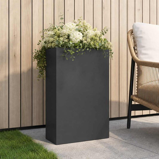 Sodo vazonas Antracito 50 x 20 x 75 cm Šaltai valcuotas plienas