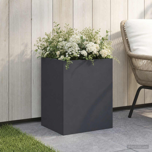 Sodo vazonas Antracito 40 x 30 x 50 cm Šaltai valcuotas plienas