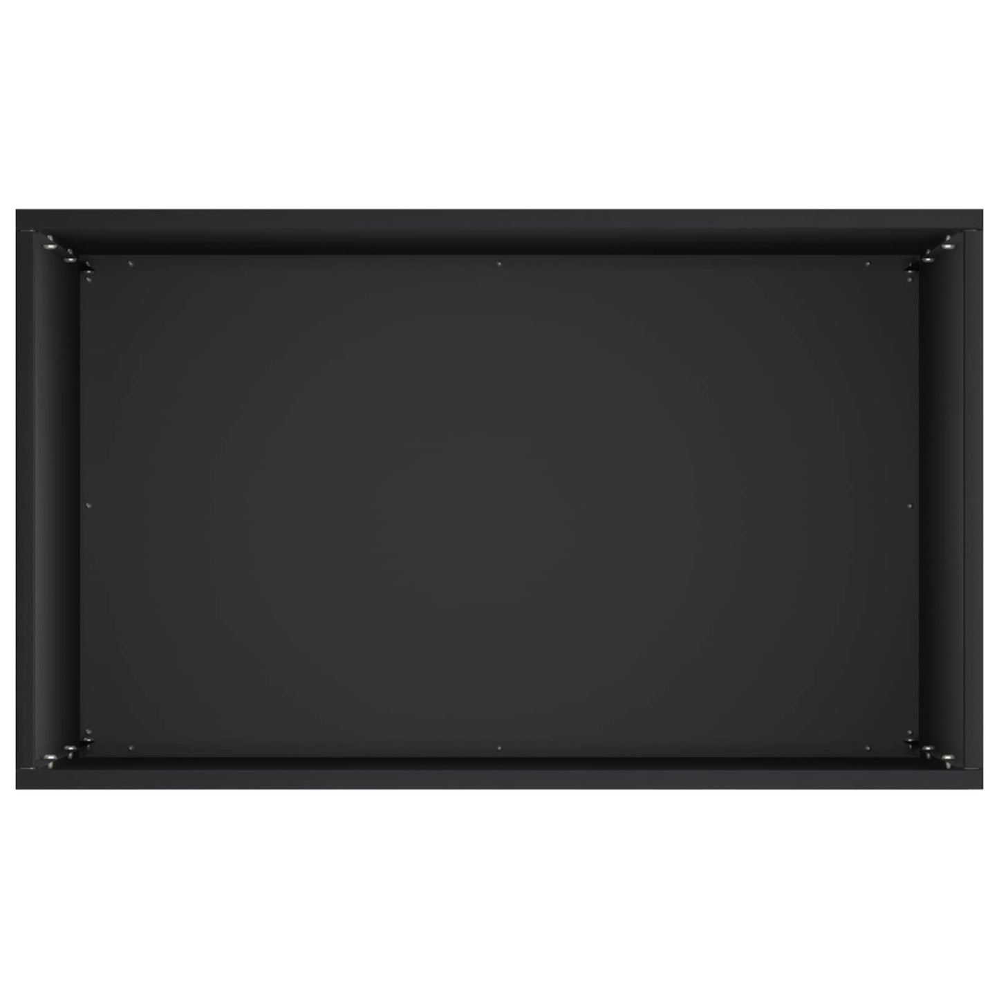 Sodo vazonas 2 vnt. Juoda 50 x 30 x 75 cm