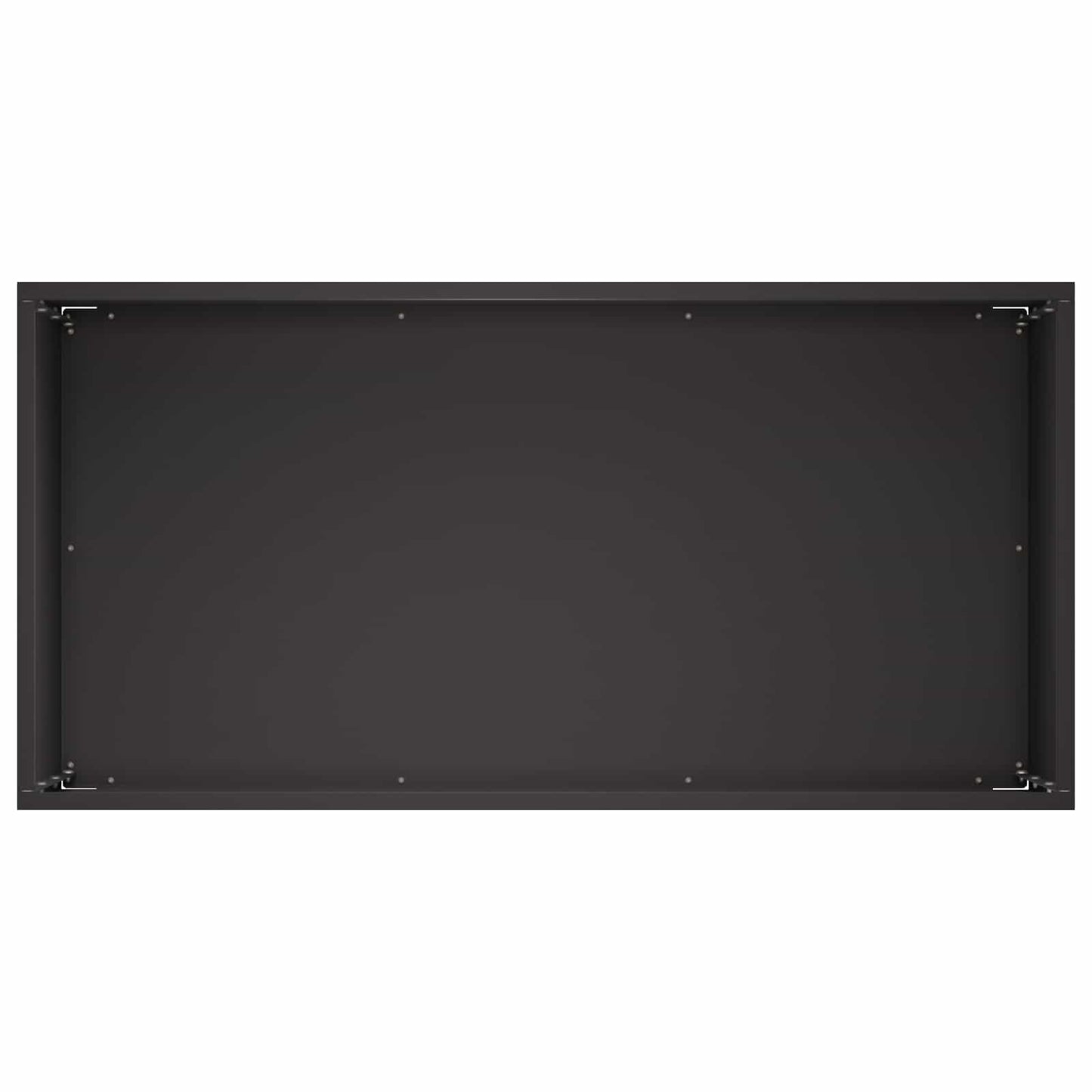 Sodo vazonas 2 vnt. Juoda 60 x 30 x 50 cm