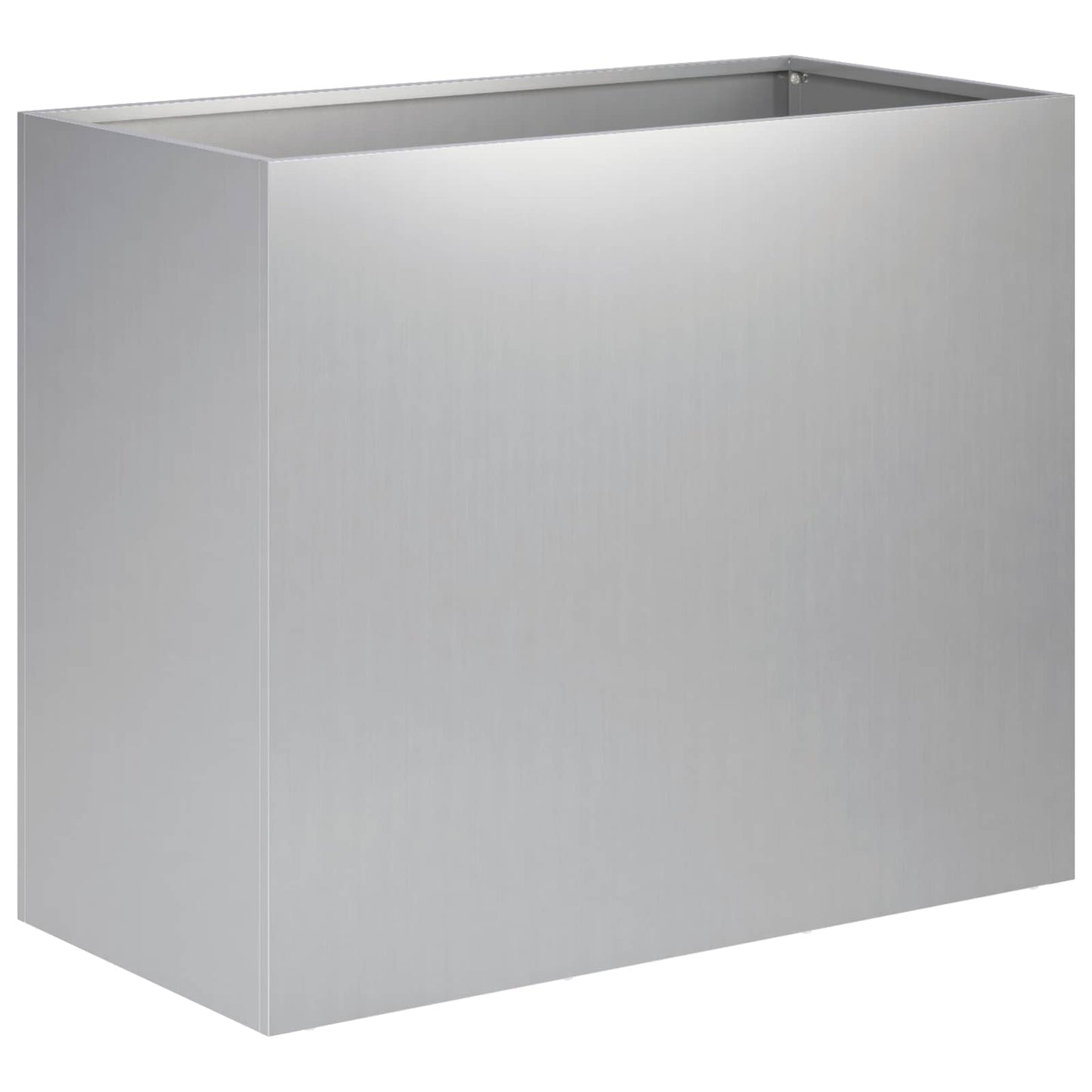 Sodo vazonas Sidabrinė 60 x 30 x 50 cm Galvanizuotas plienas