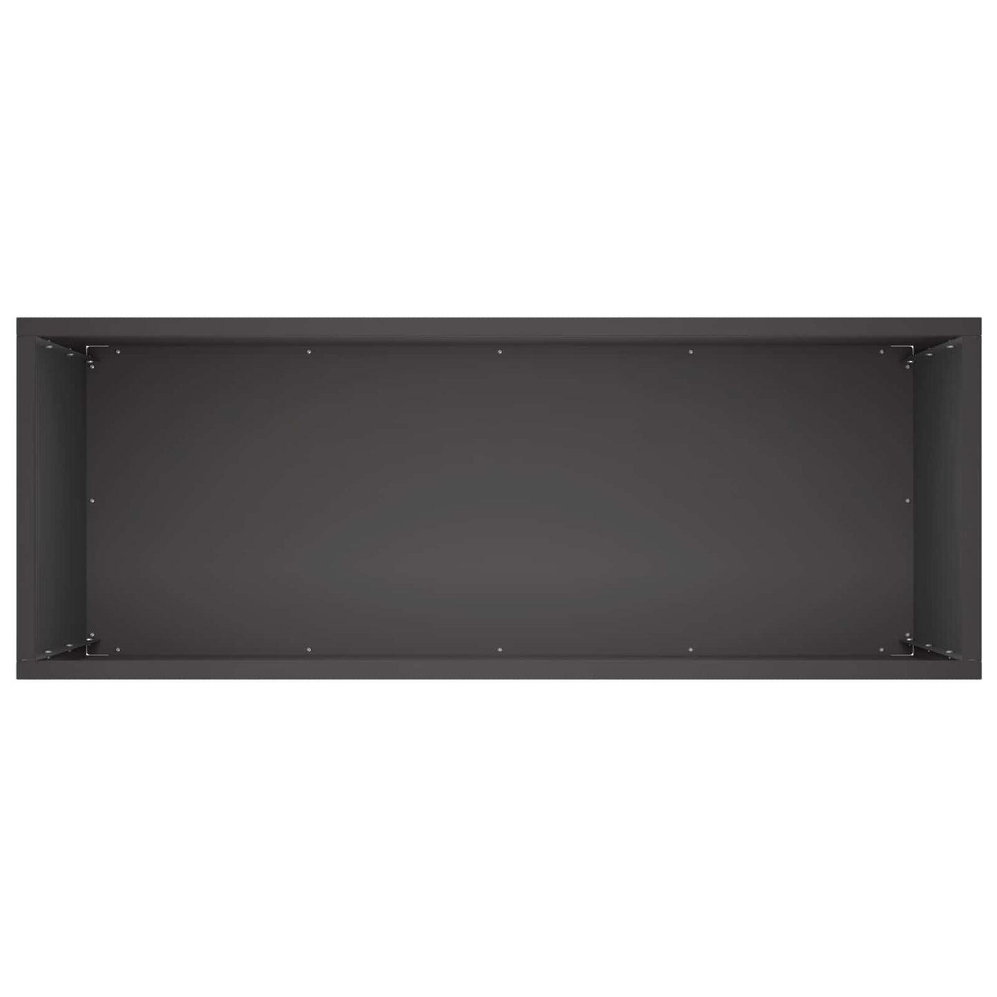 Sodo vazonas Juoda 80 x 30 x 40 cm Šaltai valcuotas plienas