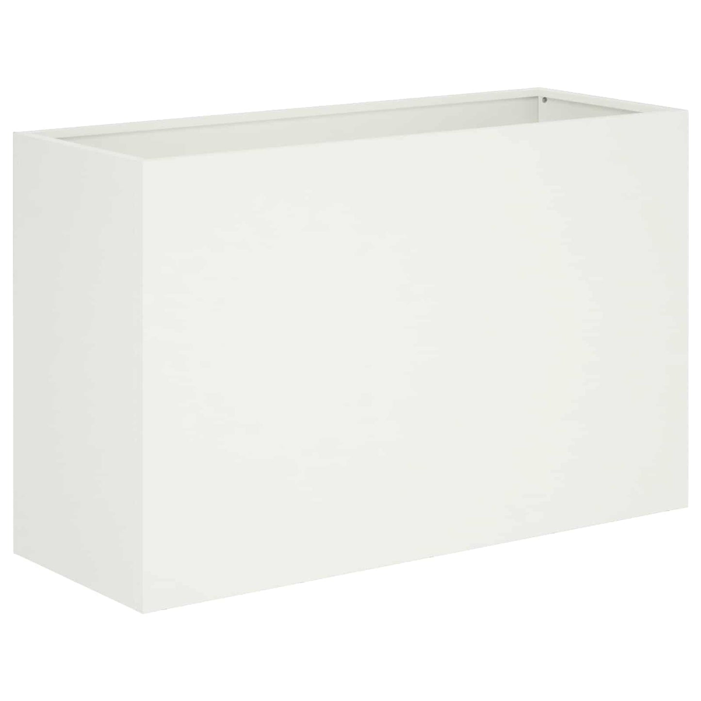 Sodo vazonas Balta 80 x 30 x 50 cm Šaltai valcuotas plienas