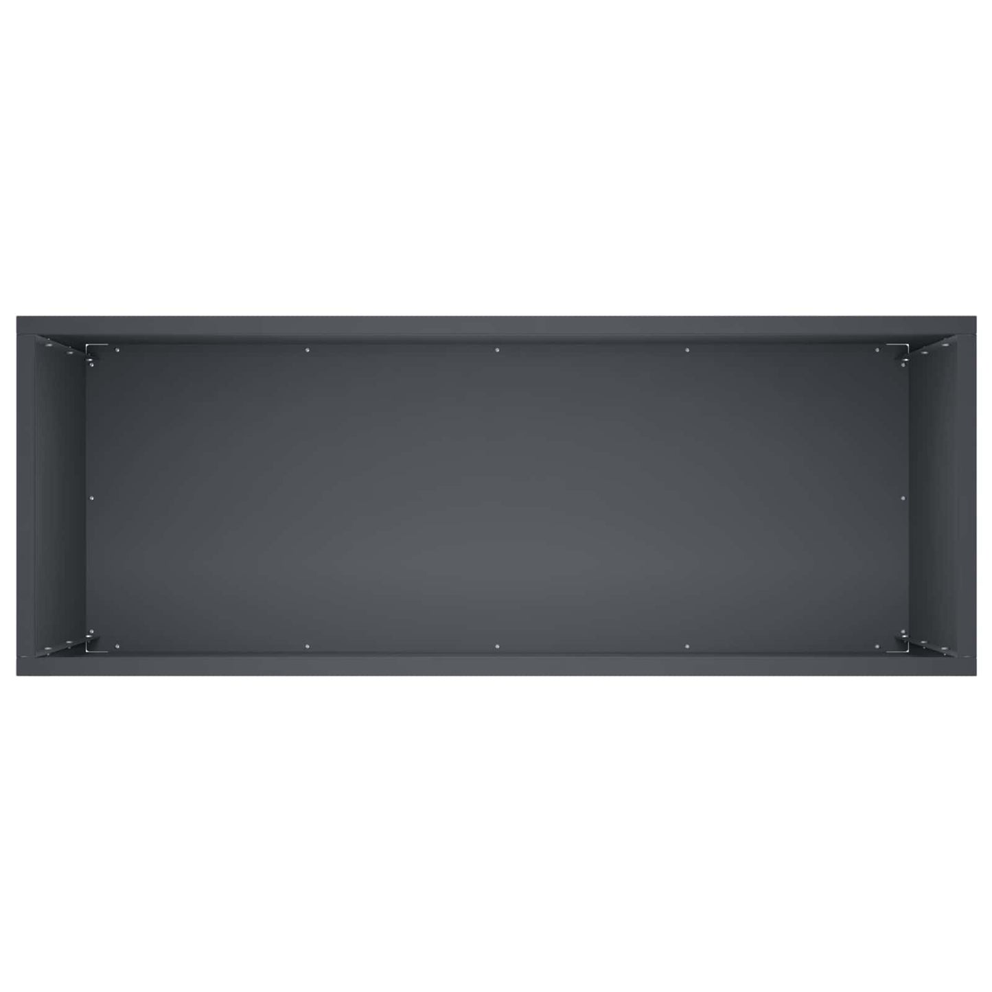 Sodo vazonas Antracito 80 x 30 x 50 cm Šaltai valcuotas plienas