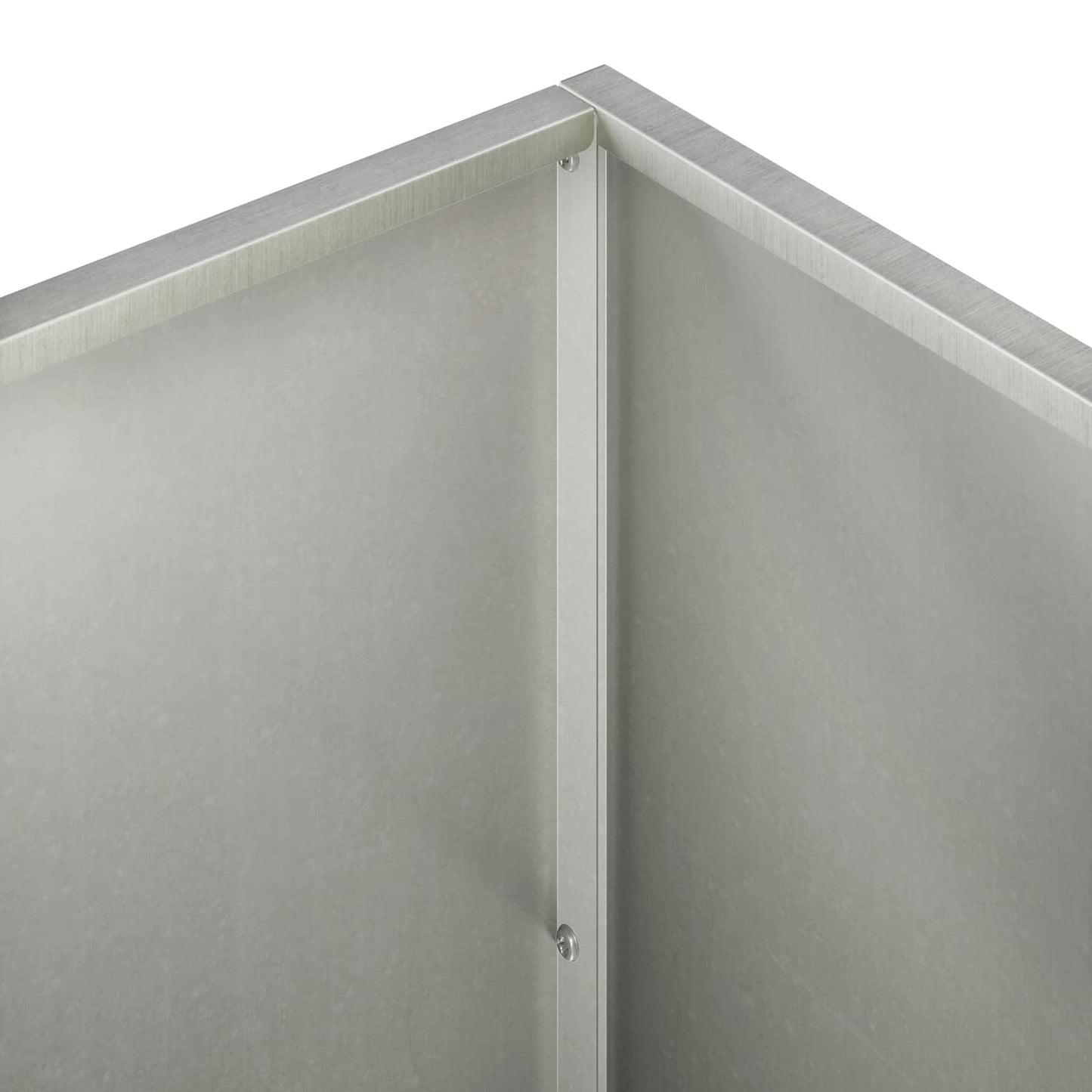 Sodo vazonas Sidabrinė 100 x 30 x 50 cm Nerūdijantis plienas