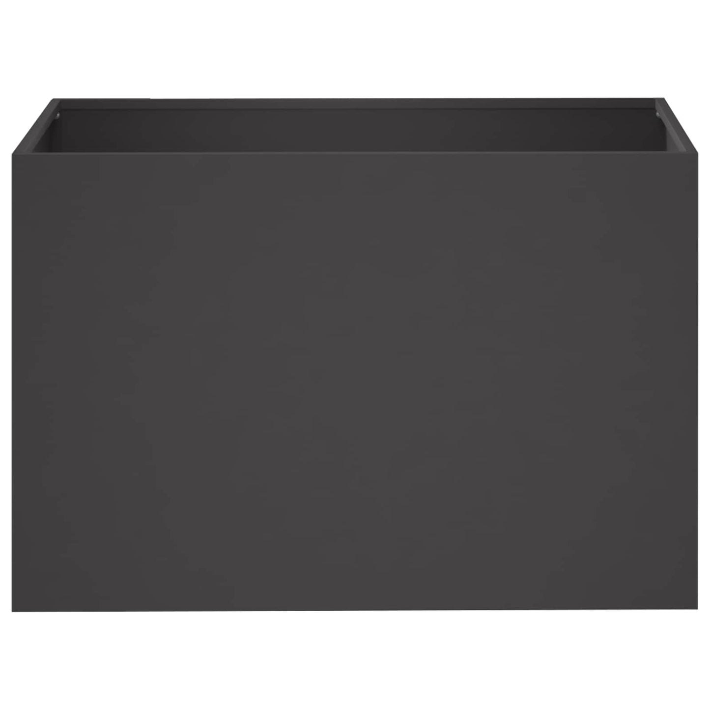 Sodo vazonas Juoda 50 x 40 x 40 cm Šaltai valcuotas plienas