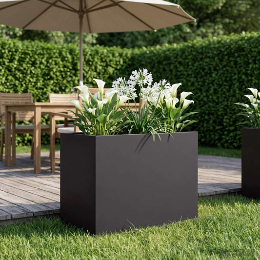 Sodo vazonas Juoda 50 x 40 x 50 cm Šaltai valcuotas plienas