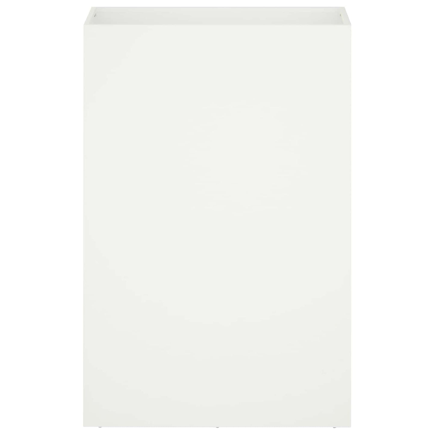 Sodo vazonas Balta 50 x 40 x 75 cm Šaltai valcuotas plienas