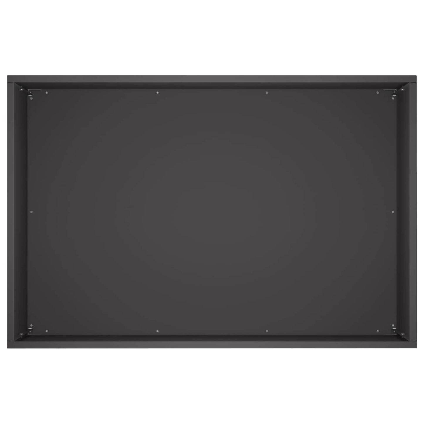 Sodo vazonas Juoda 60 x 40 x 40 cm Šaltai valcuotas plienas