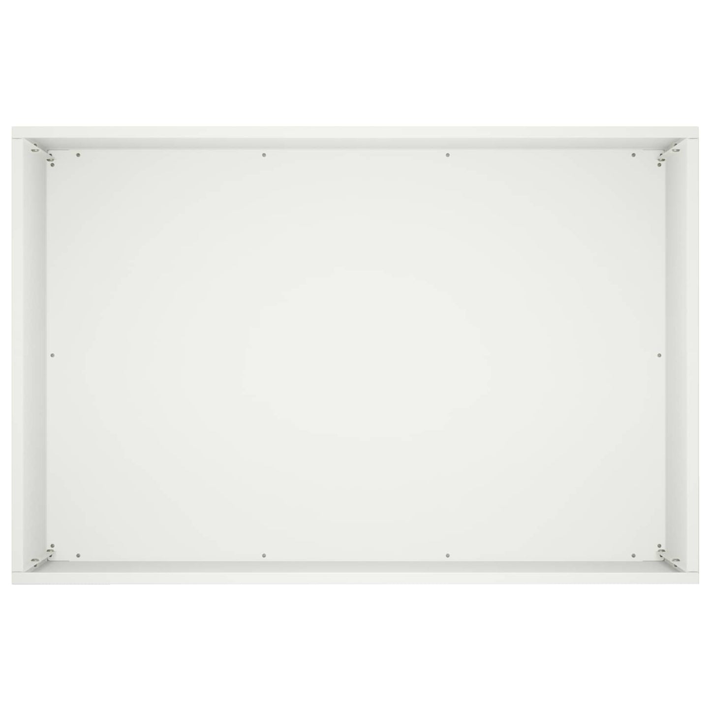 Sodo vazonas Balta 60 x 40 x 40 cm Šaltai valcuotas plienas