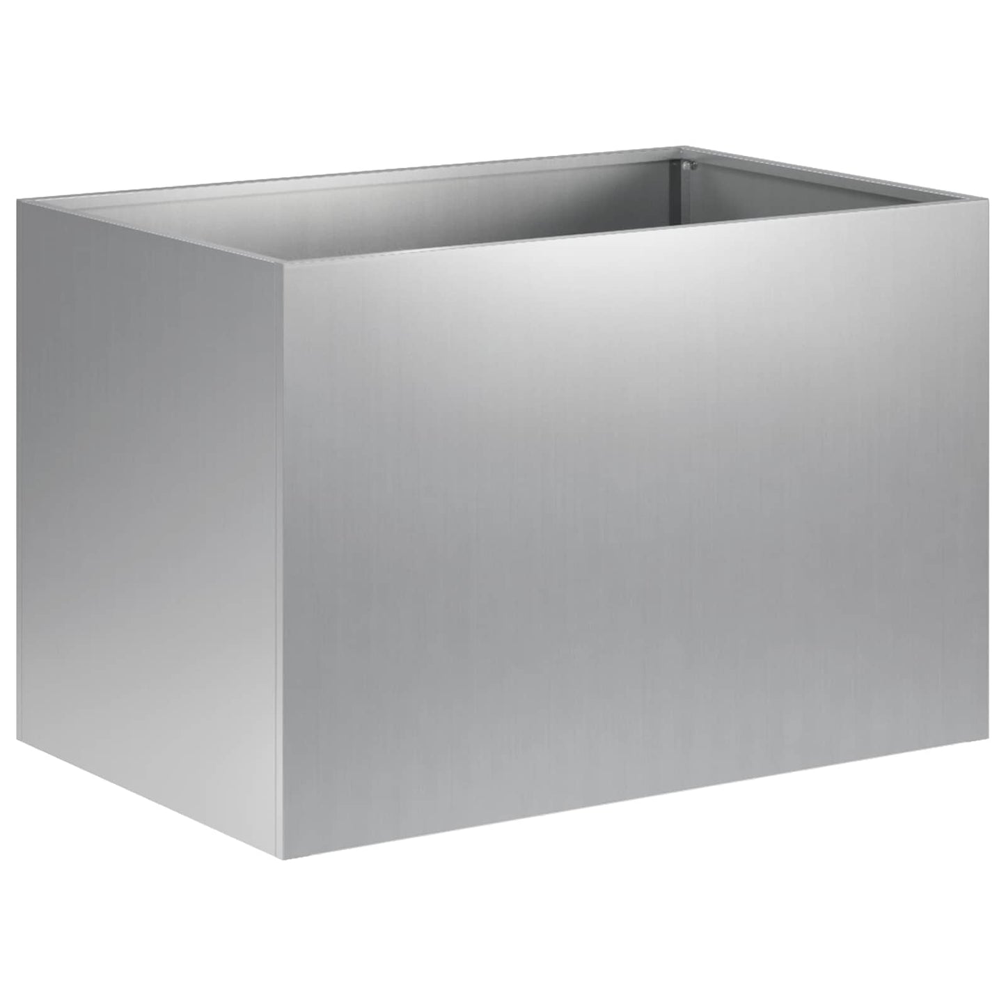 Sodo vazonas Sidabrinė 60 x 40 x 40 cm Galvanizuotas plienas