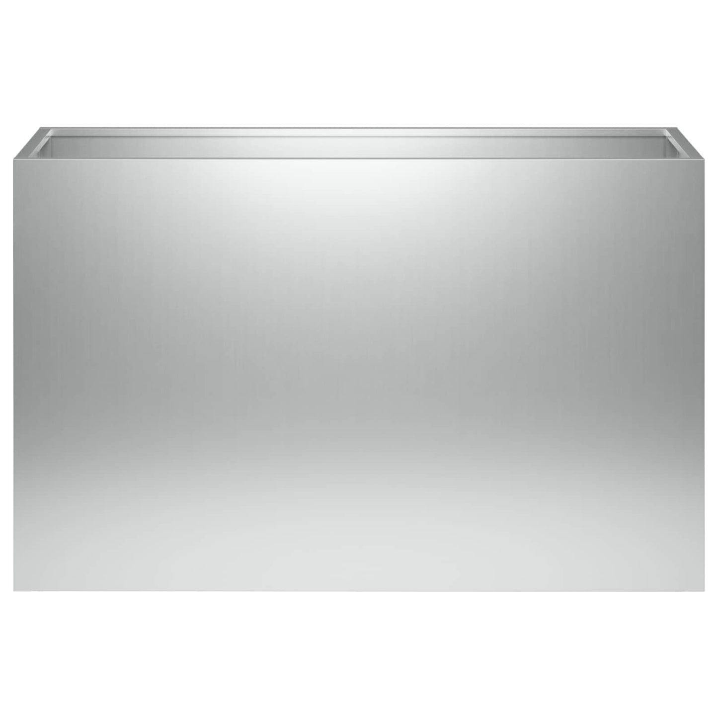 Sodo vazonas Sidabrinė 80 x 40 x 50 cm Galvanizuotas plienas