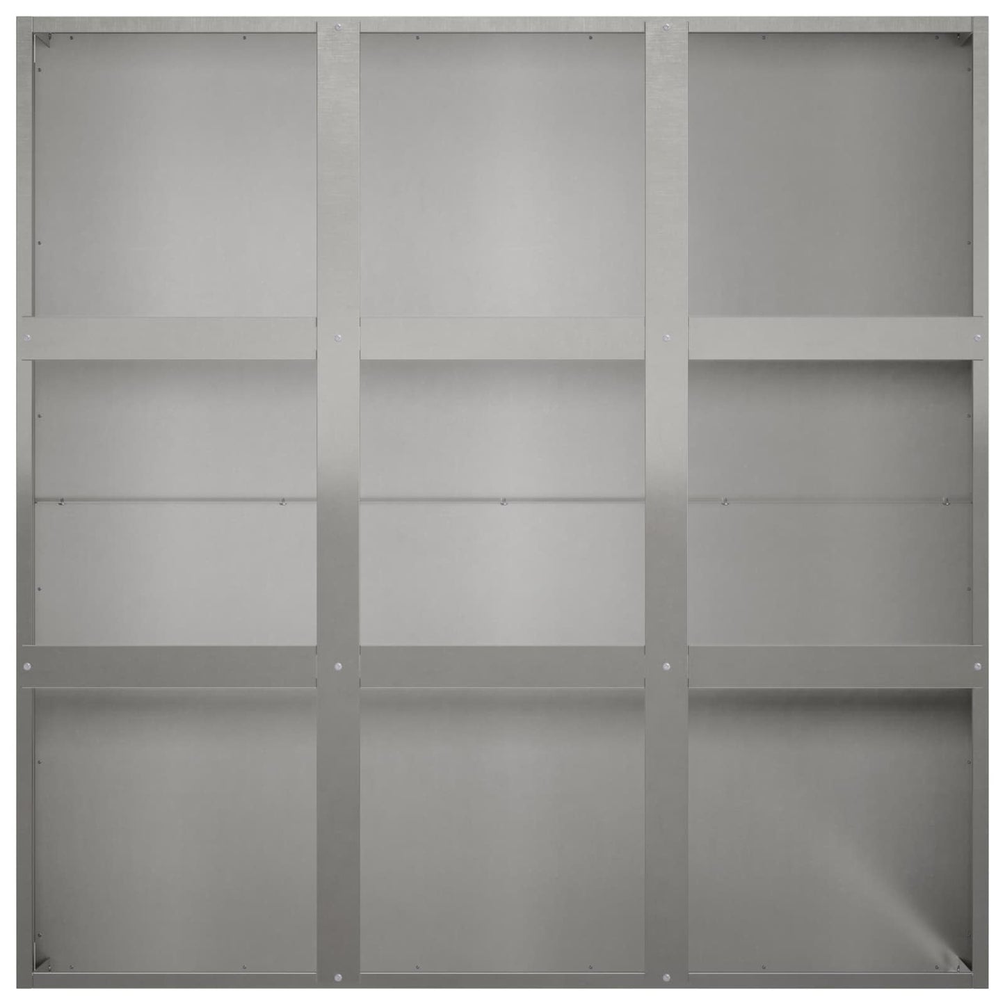 Sodo vazonas Sidabrinė 100 x 100 x 20 cm Nerūdijantis plienas