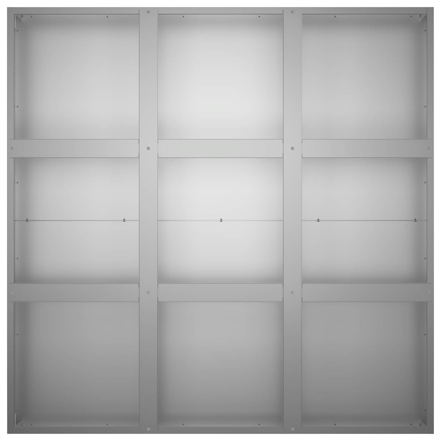 Sodo vazonas Sidabrinė 100 x 100 x 20 cm Galvanizuotas plienas