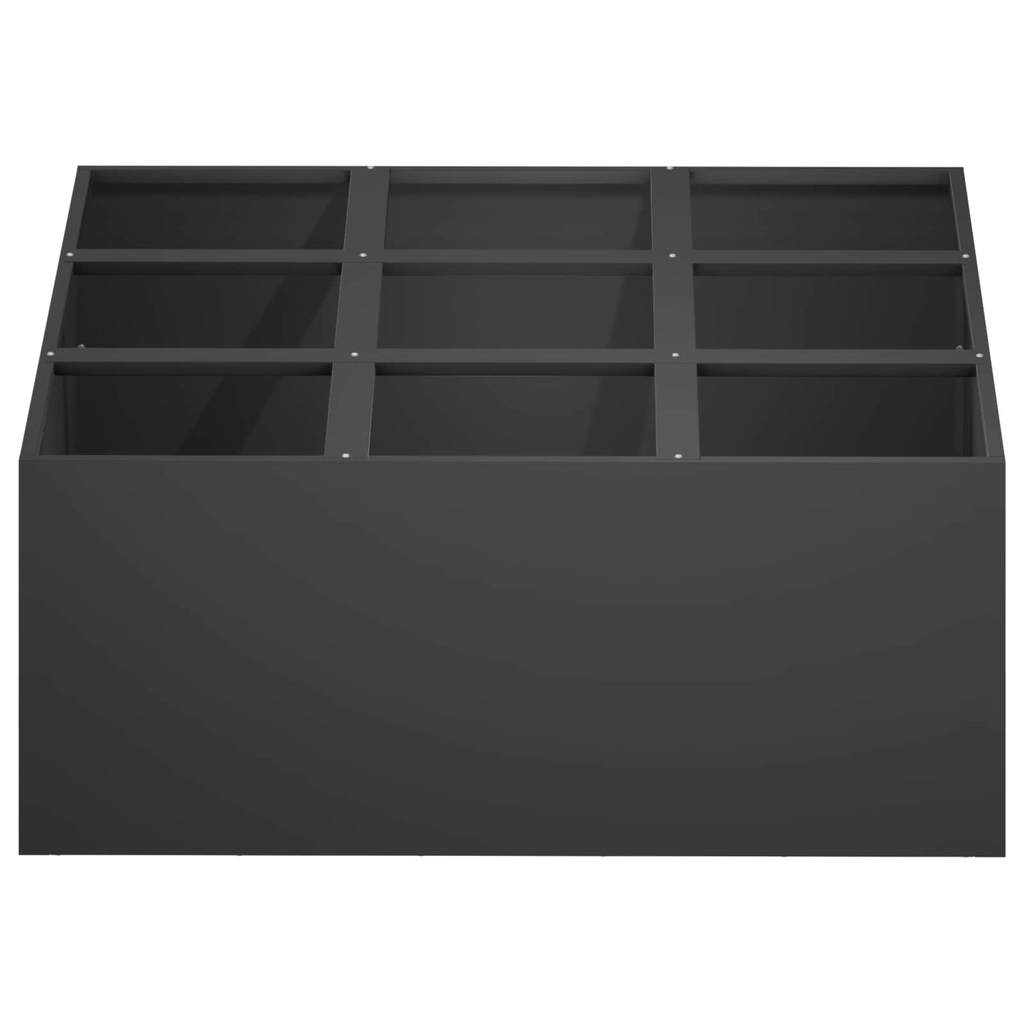 Sodo vazonas Juoda 100 x 100 x 40 cm Šaltai valcuotas plienas