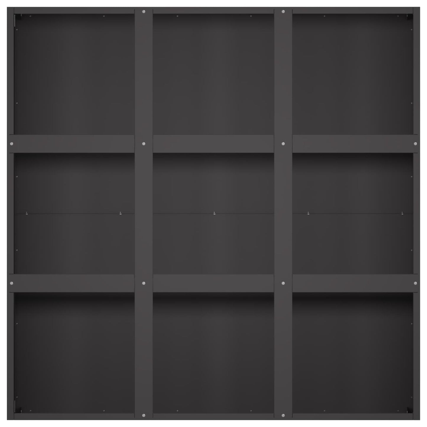 Sodo vazonas Juoda 100 x 100 x 40 cm Šaltai valcuotas plienas