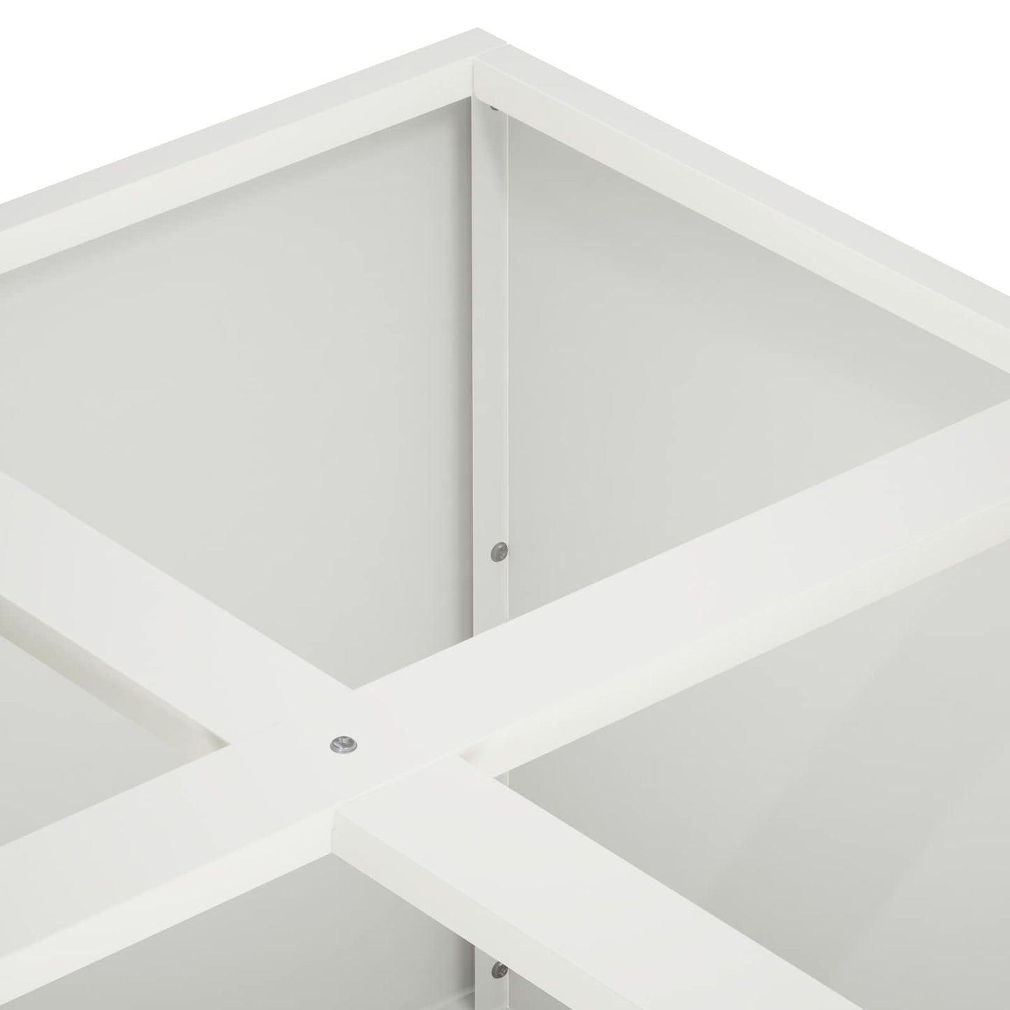Sodo vazonas Balta 100 x 100 x 50 cm Šaltai valcuotas plienas