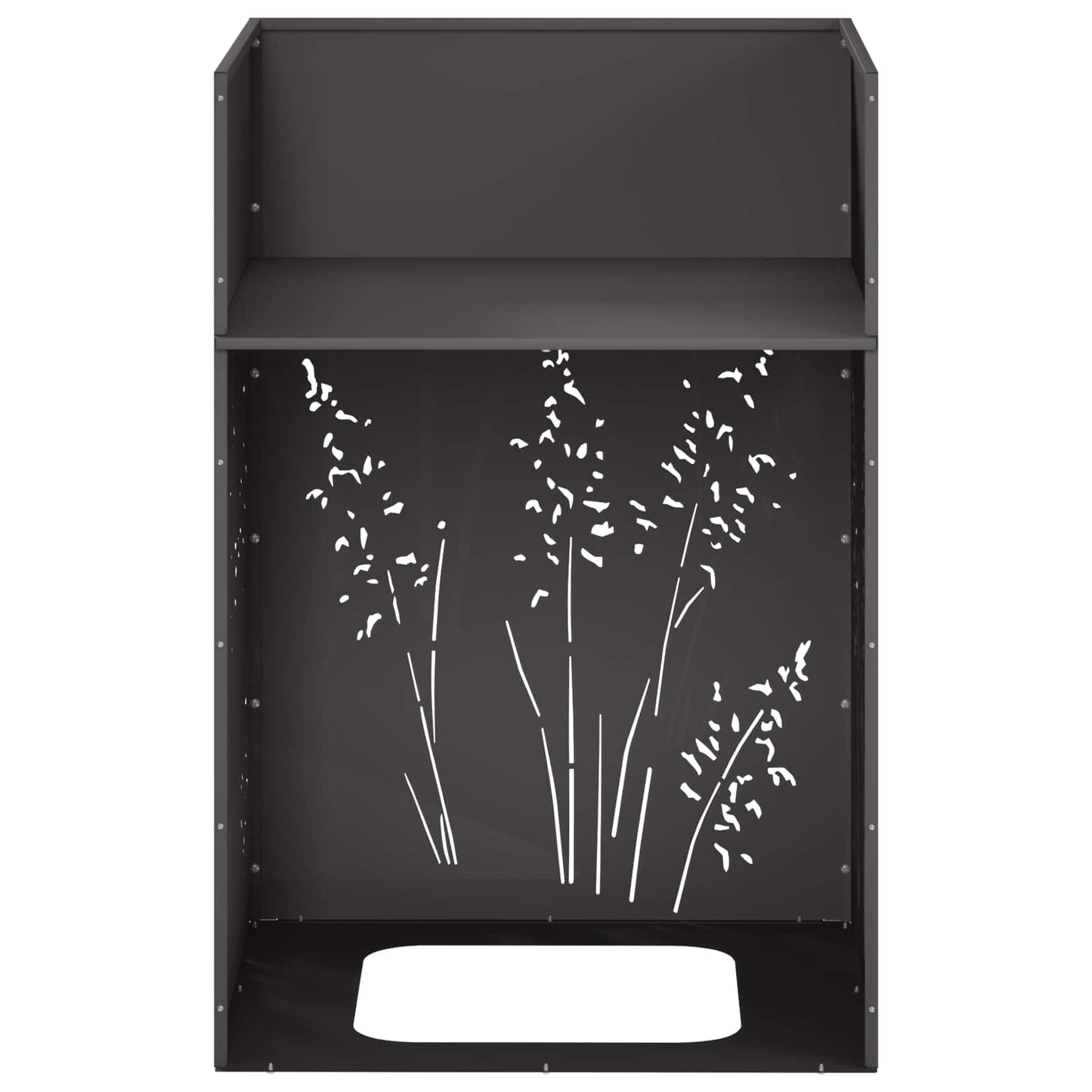 Sodo vazonas Juoda 50 x 50 x 75 cm Šaltai valcuotas plienas