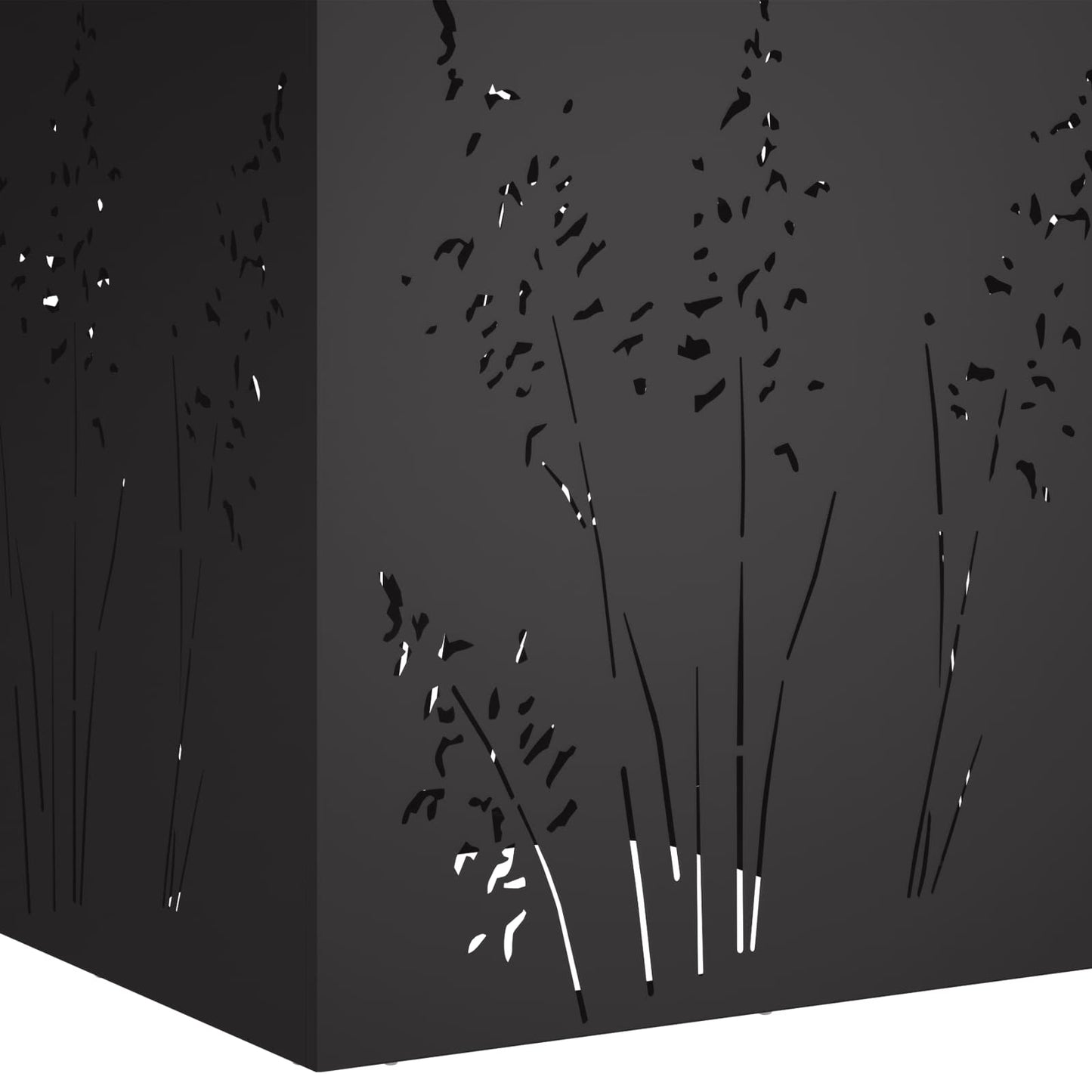Sodo vazonas 2 vnt. Juoda 50 x 50 x 75 cm
