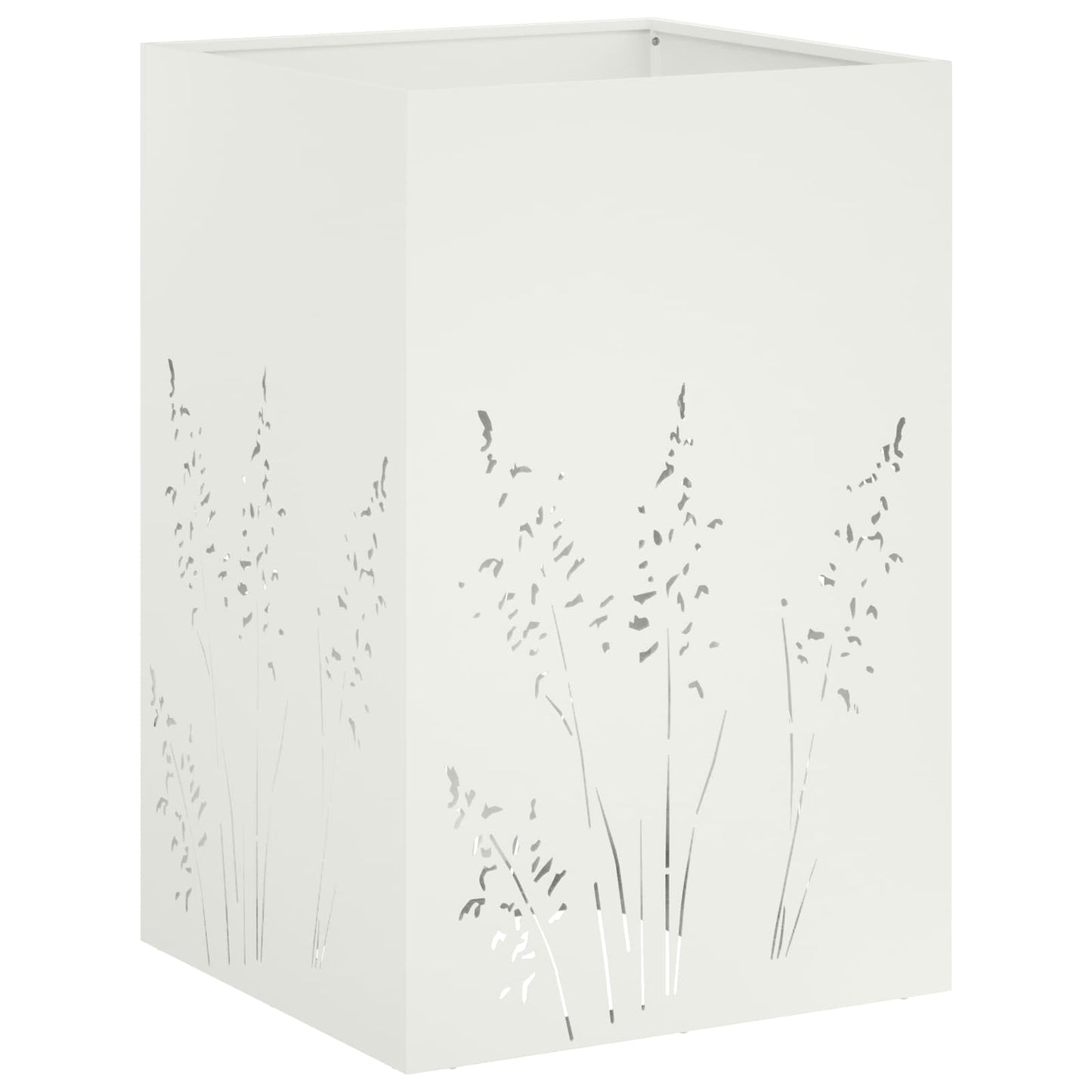 Sodo vazonas 2 vnt. Balta 50 x 50 x 75 cm