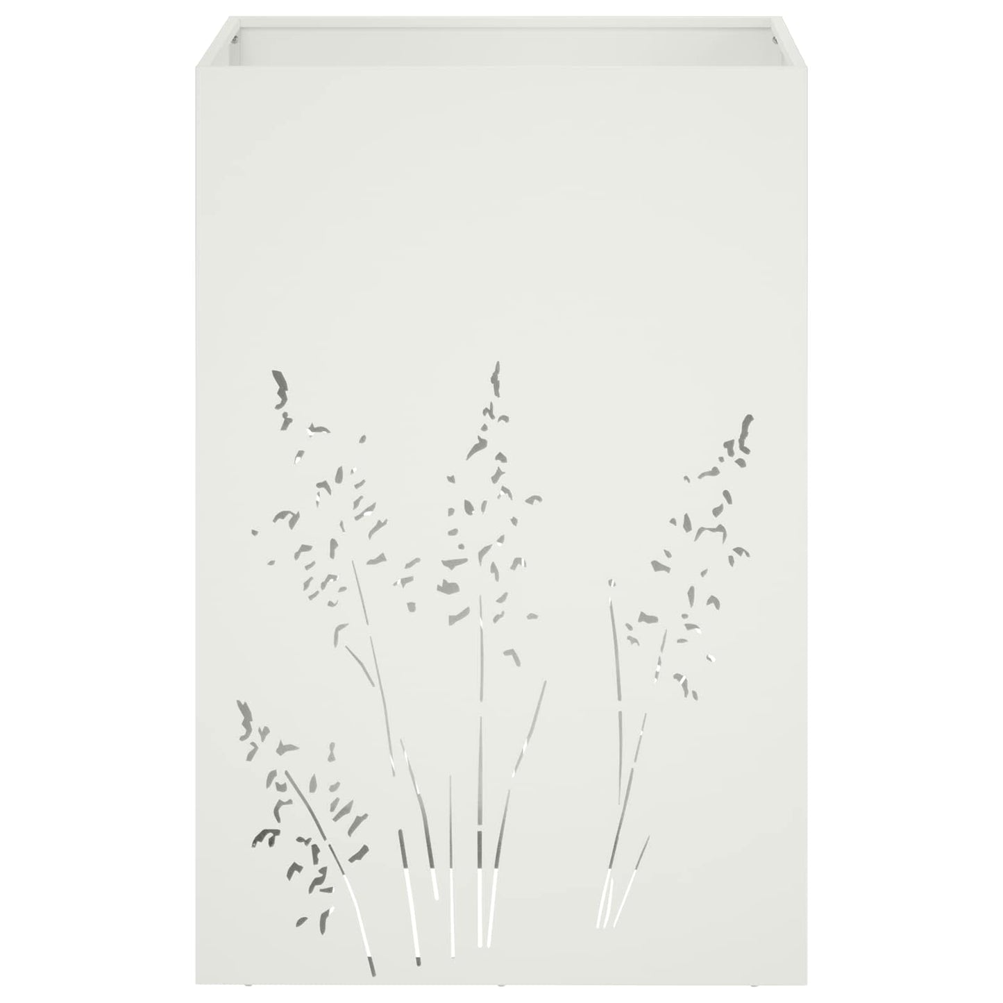 Sodo vazonas 2 vnt. Balta 50 x 50 x 75 cm