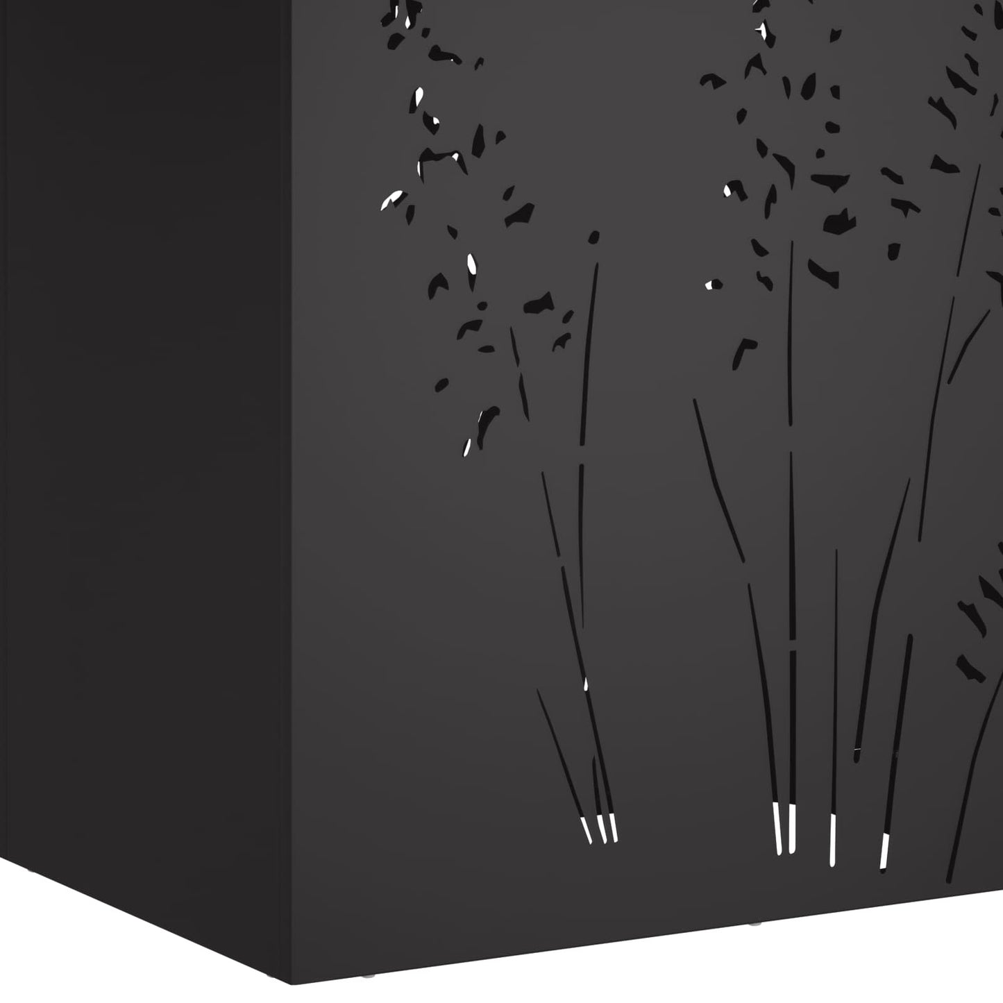 Sodo vazonas 2 vnt. Juoda 50 x 30 x 75 cm