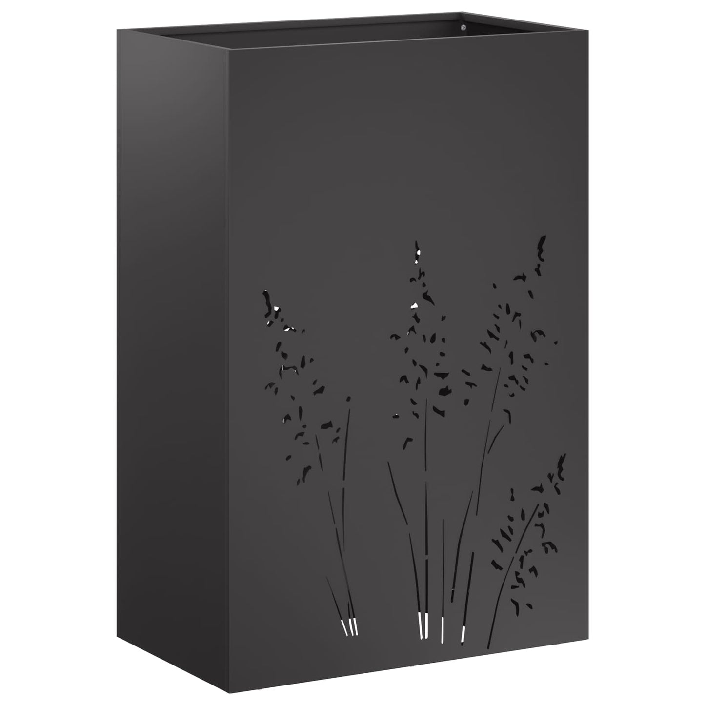 Sodo vazonas 2 vnt. Juoda 50 x 30 x 75 cm