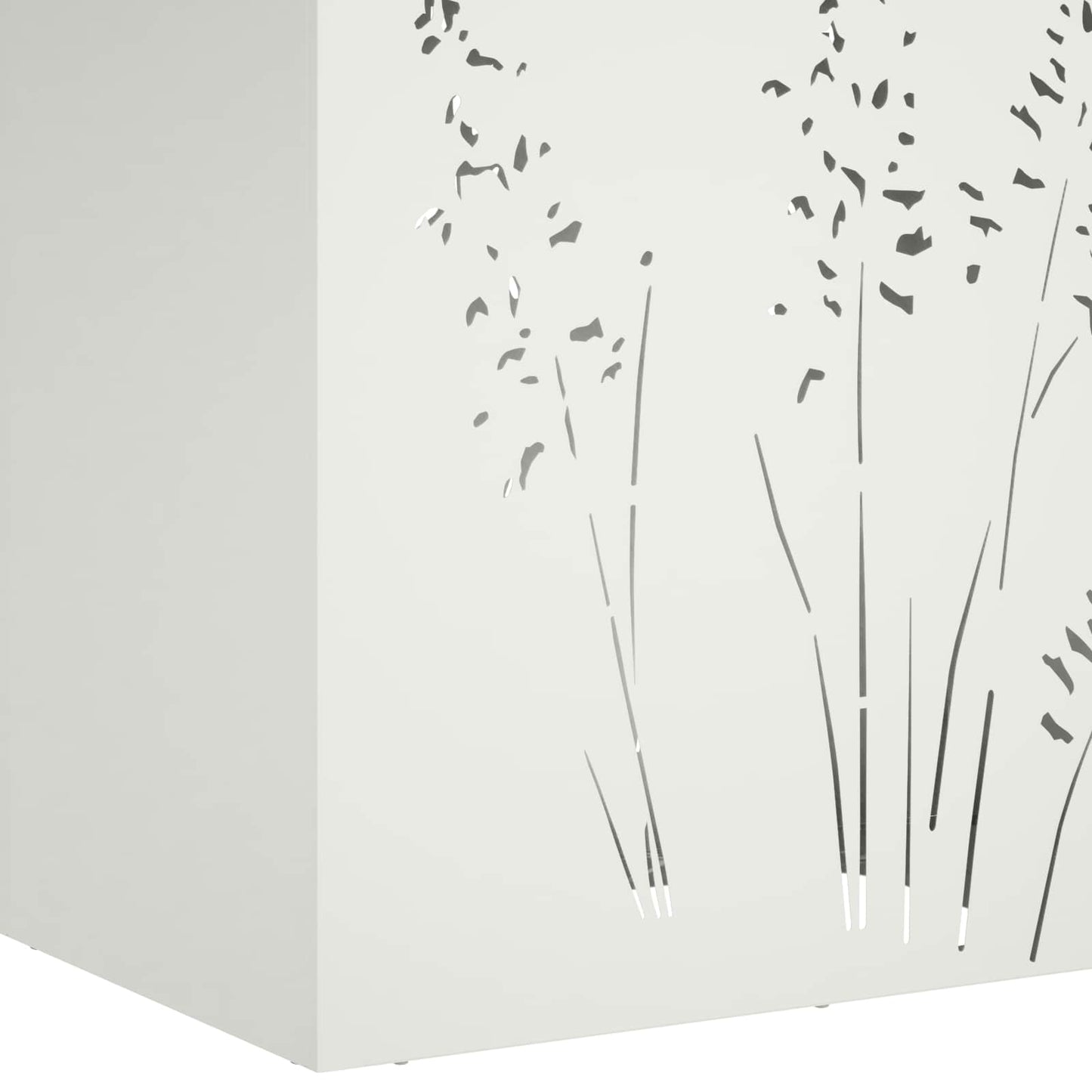 Sodo vazonas Balta 50 x 30 x 75 cm Šaltai valcuotas plienas