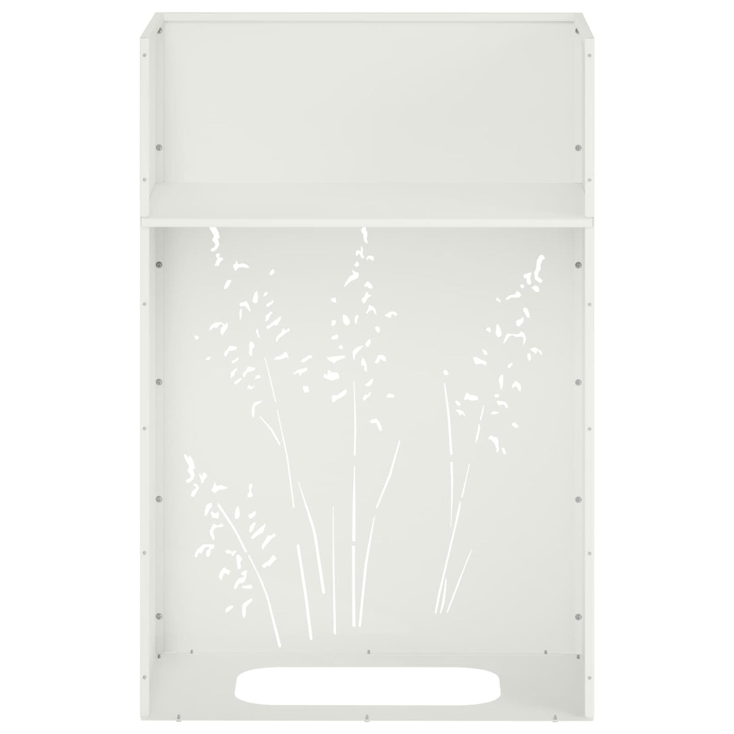Sodo vazonas 2 vnt. Balta 50 x 30 x 75 cm