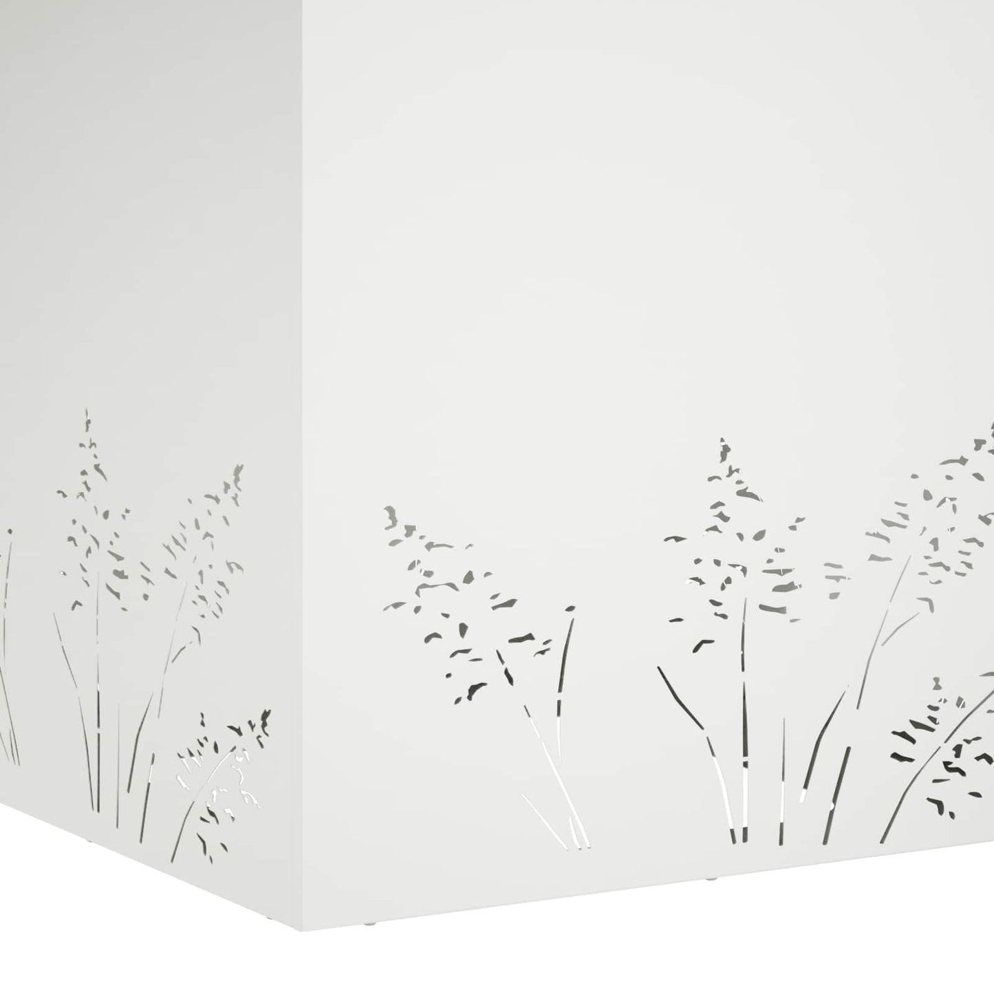 Sodo vazonas 2 vnt. Balta 50 x 50 x 49 cm