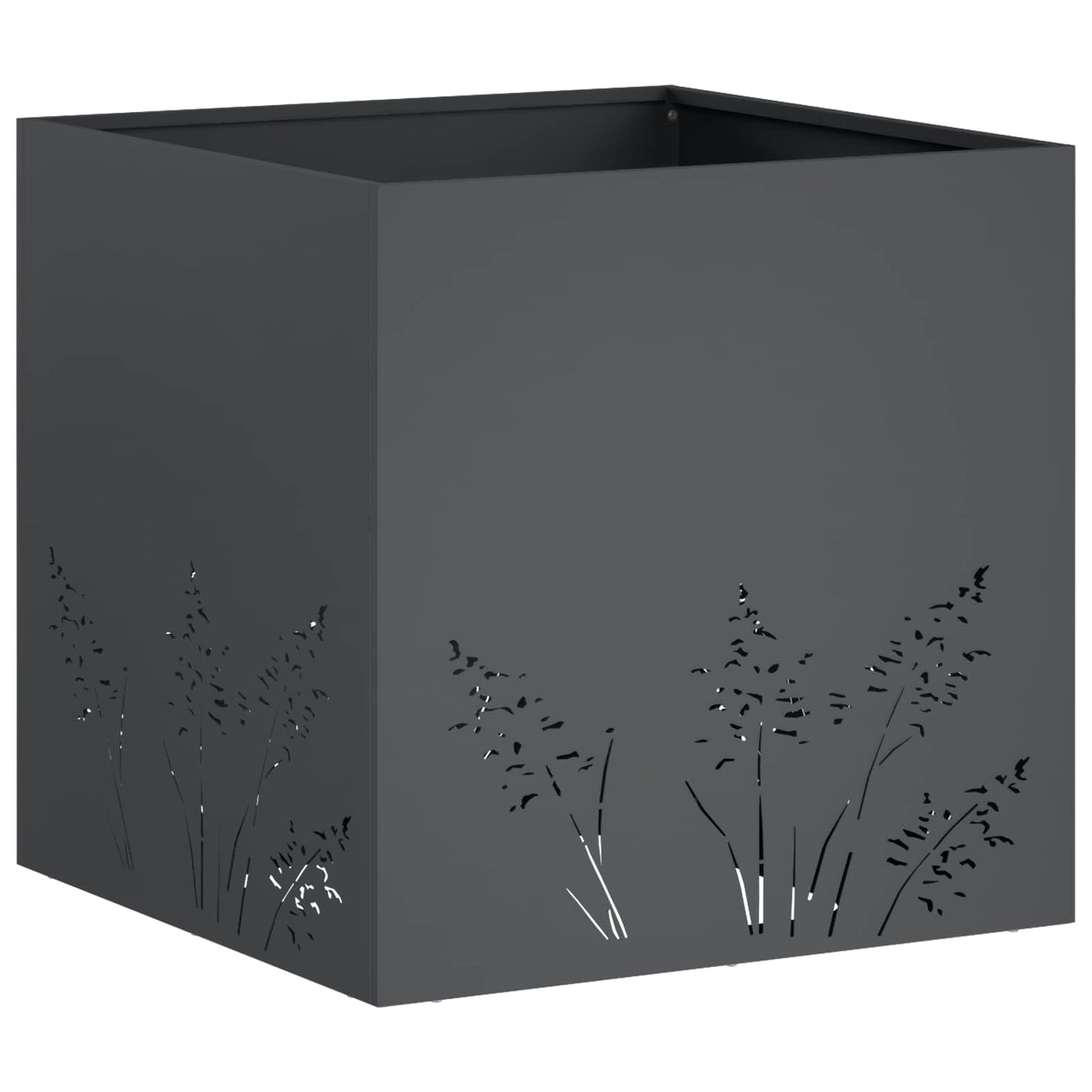 Sodo vazonas Antracito 50 x 50 x 49 cm Šaltai valcuotas plienas