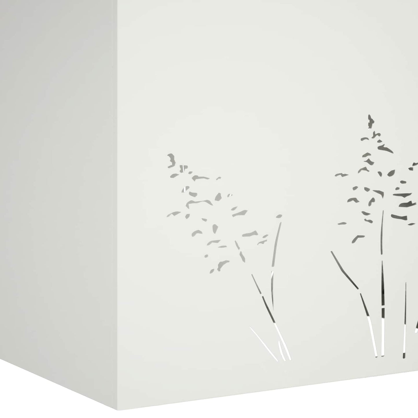 Sodo vazonas 2 vnt. Balta 50 x 30 x 49 cm