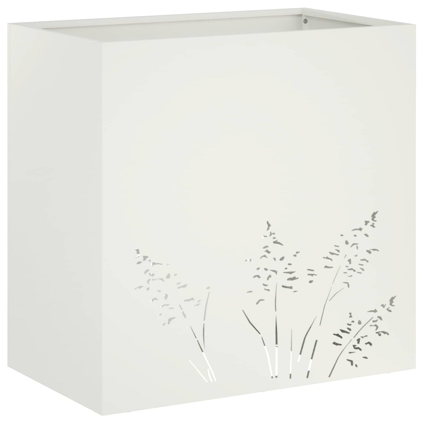 Sodo vazonas 2 vnt. Balta 50 x 30 x 49 cm