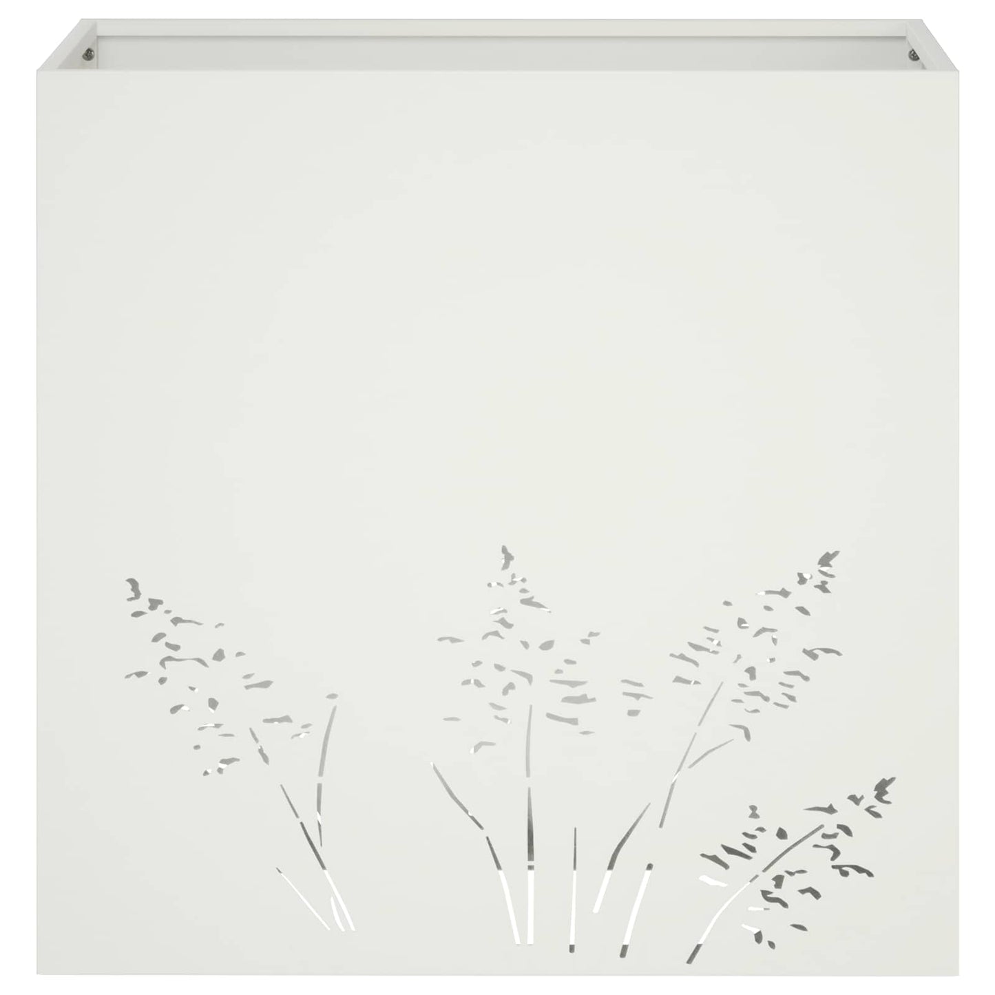 Sodo vazonas 2 vnt. Balta 50 x 30 x 49 cm