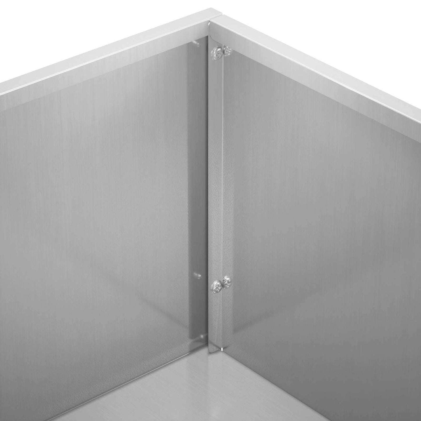 Sodo vazonas Sidabrinė 50 x 30 x 49 cm Galvanizuotas plienas