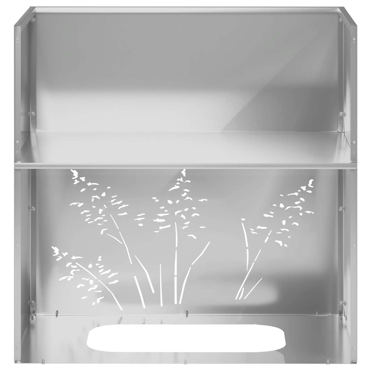 Sodo vazonas Sidabrinė 50 x 30 x 49 cm Galvanizuotas plienas