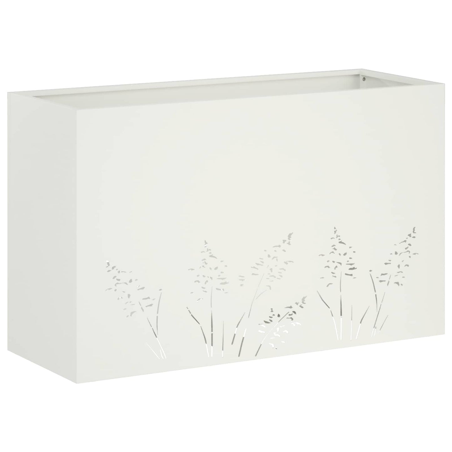 Sodo vazonas 2 vnt. Balta 80 x 20 x 49 cm