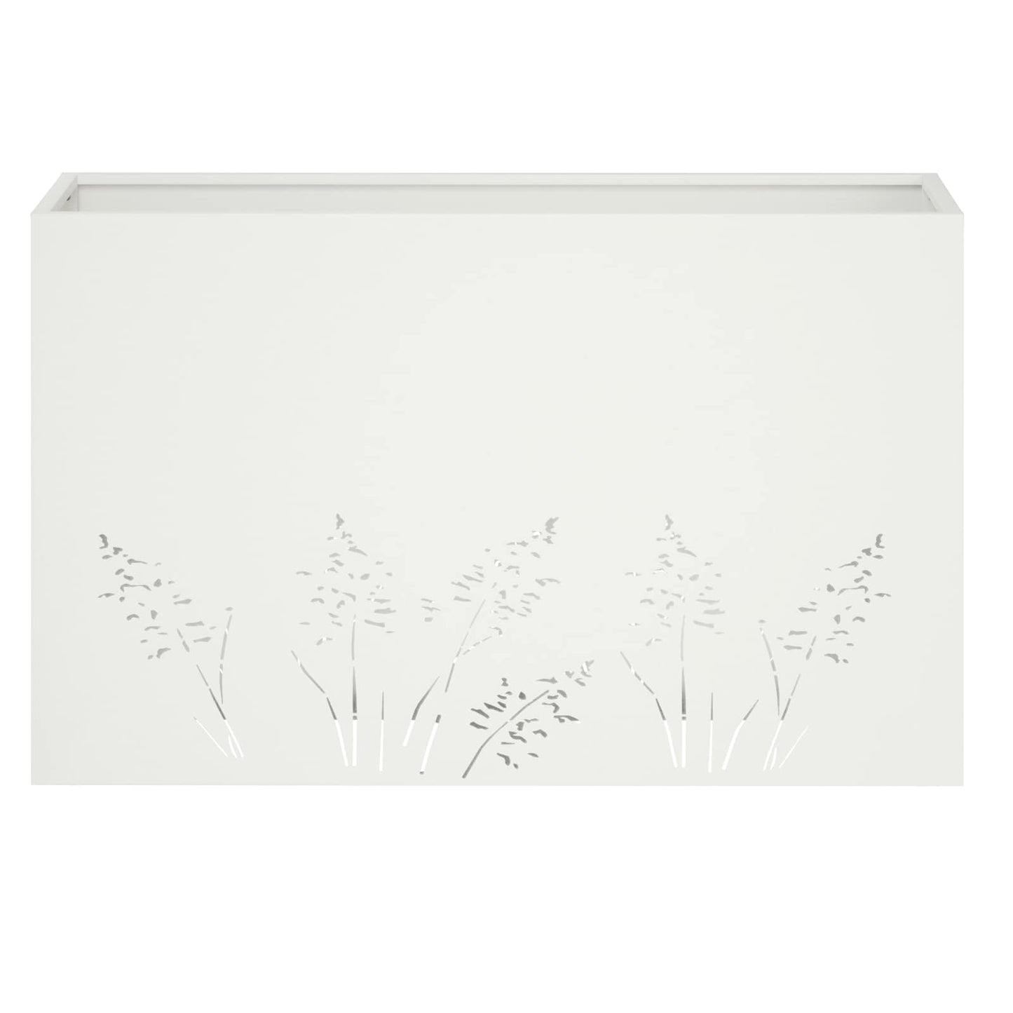 Sodo vazonas 2 vnt. Balta 80 x 20 x 49 cm