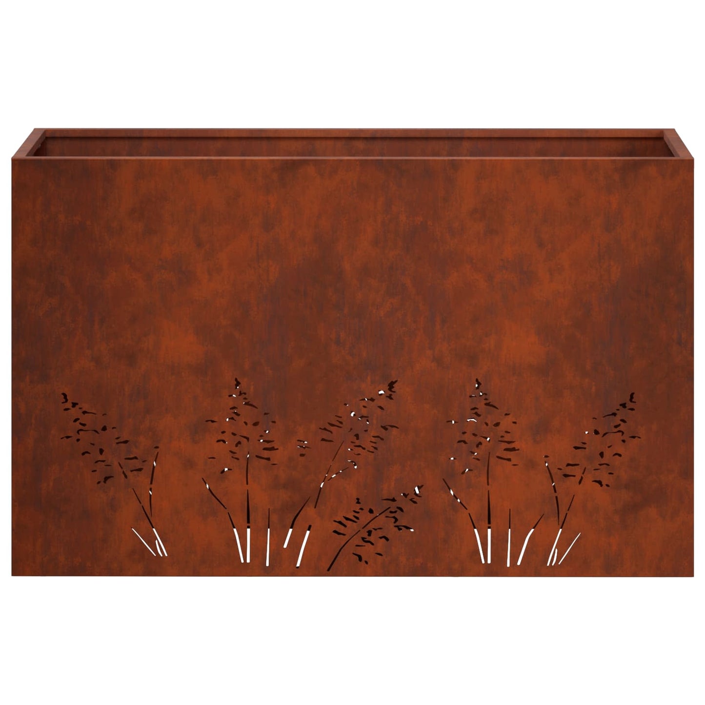 Sodo vazonas 2 vnt. Rūdijanti 80 x 30 x 49 cm