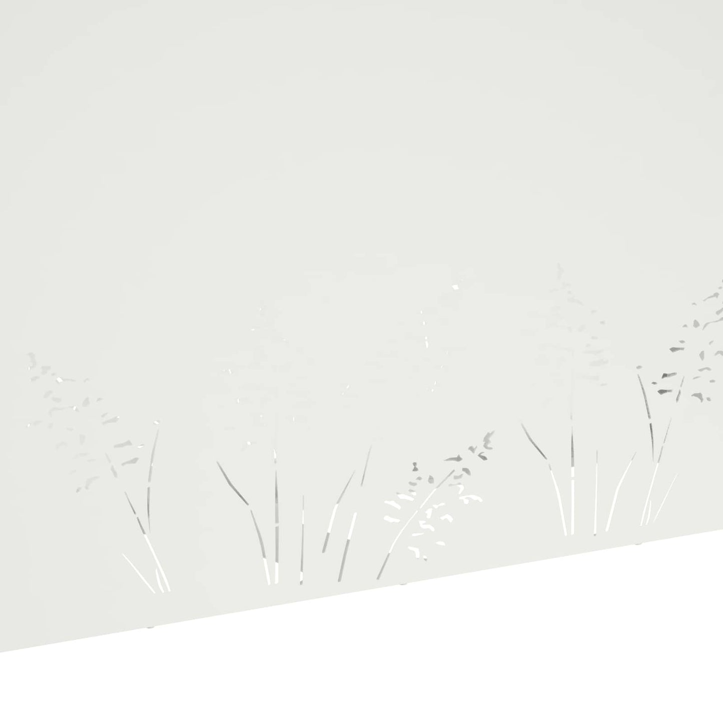 Sodo vazonas Balta 100 x 20 x 49 cm Šaltai valcuotas plienas