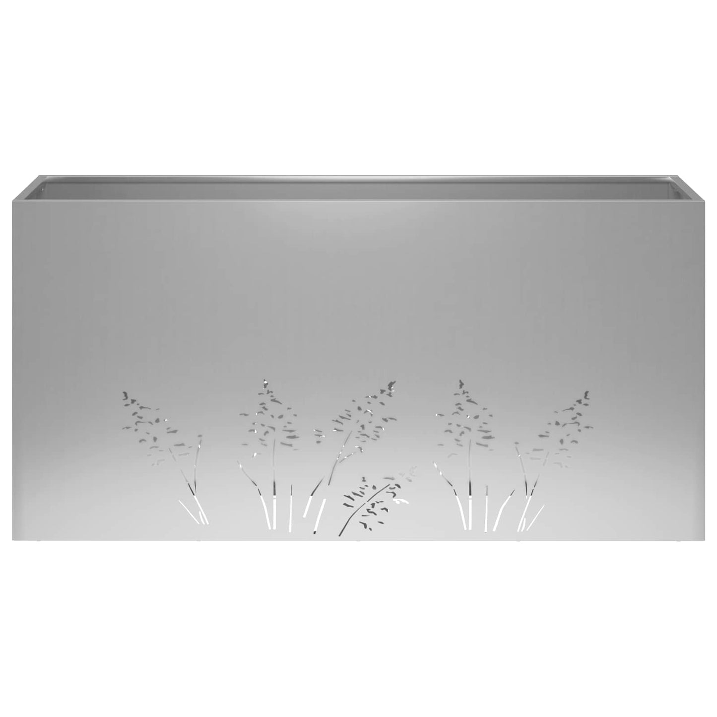 Sodo vazonas Sidabrinė 100 x 20 x 49 cm Galvanizuotas plienas