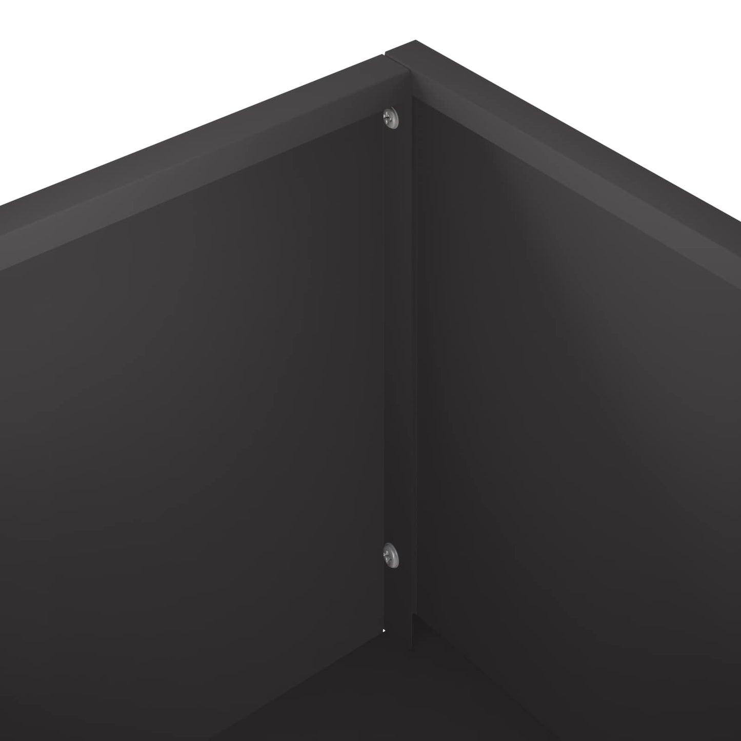 Sodo vazonas Juoda 100 x 30 x 49 cm Šaltai valcuotas plienas