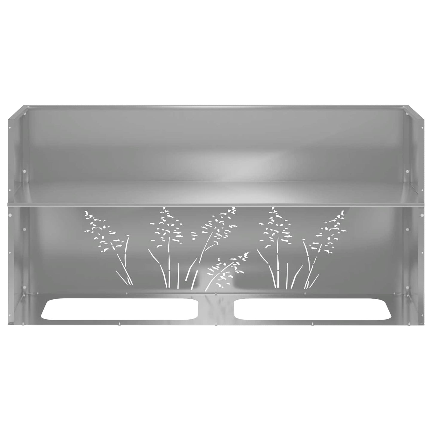 Sodo vazonas Sidabrinė 100 x 30 x 49 cm Galvanizuotas plienas